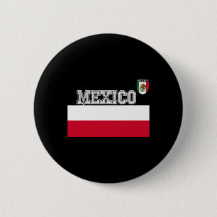 Groene Mexicaanse Voetbalshirt Vlag Voetbal Uitrus Ronde Button 5,7 Cm