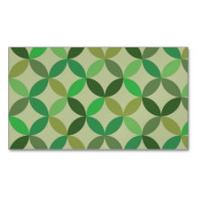Groene mid-century moderne geometrische