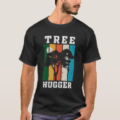 Groene milieuactivist Tree Hugger T-shirt (Voorkant)