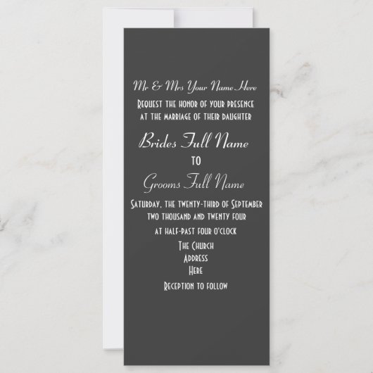 Groene militaire camouflage bruiloft kaart (Voorkant)