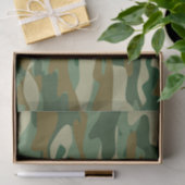 Groene militaire camouflage Holiday gift Tissuepapier (Geschenk)