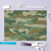 Groene militaire camouflage Holiday gift Tissuepapier (Craft)