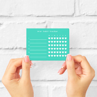 Groene Mini Habit Tracker Sticky Notes