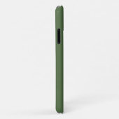 Groene Minimaal Moderne Initiële Monogram Case-Mate iPhone Case (Achterkant/rechts)