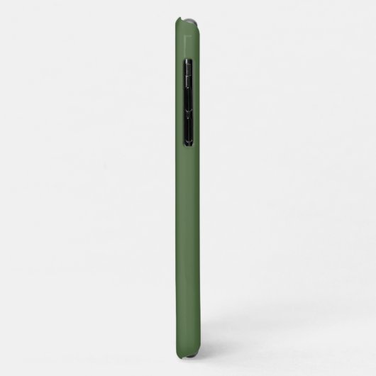 Groene Minimaal Moderne Initiële Monogram Case-Mate iPhone Case (Achterkant/links)