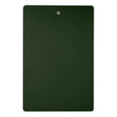 Groene minimalistische aangepaste naam  mini klembord (Achterkant)