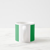 Groene Minimalistische Espresso Mok | Modern Kalme (Achterkant)