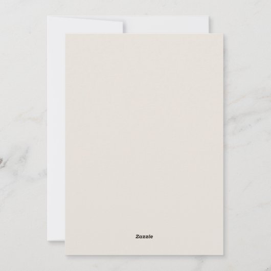 Groene minimalistische fotocollage Vrolijk Kerstfe Feestdagenkaart (Achterkant)