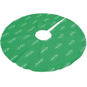 Groene minimalistische kerstboomrok kerstboom rok
