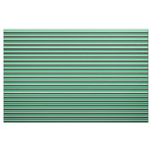 Groene, Mint Crème en Zwarte Strepen Stof (Fat Quarter)