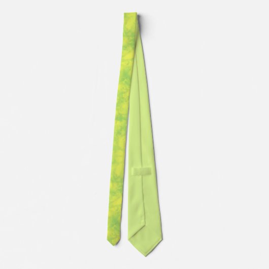 Groene mist Mannen Stropdas (Achterkant)