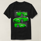 Groene Mitsubishi Eclipse 2g T-shirt (Design voorkant)