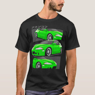 Groene Mitsubishi Eclipse 2g T-shirt