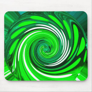 Groene mixkunst muismat