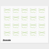Groene Moderne Deco Dank u Stickers (Vel)