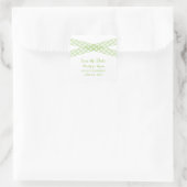 Groene Moderne Deco sparen de Stickers van de Datu (Tas)