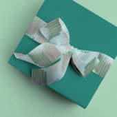 Groene Moderne Franje Satijnen Lint