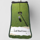 Groene Moderne Golf Tips Custom Beste Putter Golfheadcover (Draai 90)