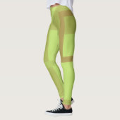 Groene moderne kunst Leggings (Links)