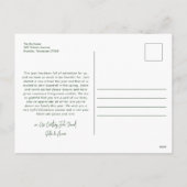 Groene Moderne Lettering Vijf Foto Gelukkig Feestdagenkaart (Achterkant)