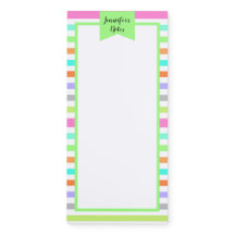 Groene moderne regenboogstrepen kids gepersonalise