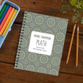 Groene Moderne School Gepersonaliseerd Notitieboek