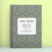 Groene Moderne School Gepersonaliseerd Notitieboek