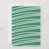 Groene moderne typografie 40e verjaardag (Achterkant)