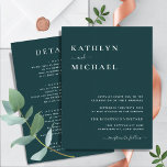 Groene moderne typografie in één simpele band kaart<br><div class="desc">Groene moderne typografie in één minimalistische Kaart voor huwelijksuitnodiging. Viel je speciale dag om met deze elegante en mooie huwelijksuitnodigingskaart om je speciale gelegenheid te verfraaien. Alle teksten zijn vooraf geregeld zodat u zich gemakkelijk en snel kunt personaliseren met uw eigen details. Als je nog meer aanpassingen of overeenkomende objecten...</div>
