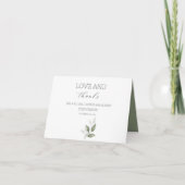 Groene moderniteit bedankkaart (Voorkant)