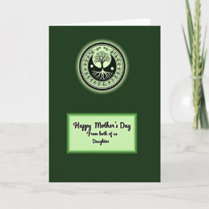 Groene Moederdag Boom Kaart