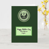 Groene Moederdag Boom Kaart (Gele Bloem)