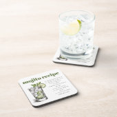 Groene Mojito Recept Bier Onderzetter (Rechterzijde)