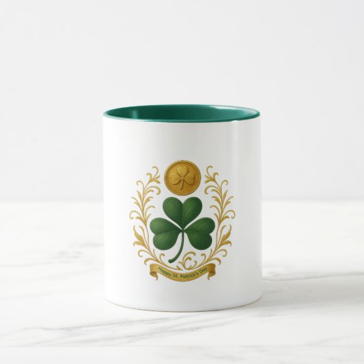 Groene mok - Gelukkig St. Patrick's Dag (Midden)