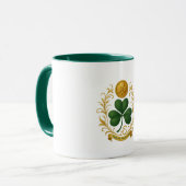 Groene mok - Gelukkig St. Patrick's Dag (Voorkant links)