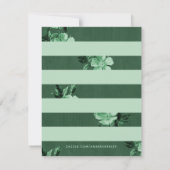 Groene monochromatische Bloemen Bloemen Bloemen St (Achterkant)