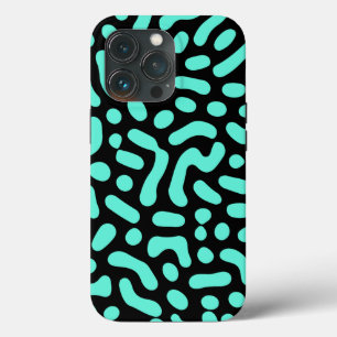 Groene monochromatische geometrische vormen Case-Mate iPhone case