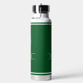 Groene Monogram Waterfles (Rechts)