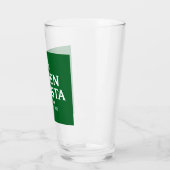 Groene Monsta Boston Green Monstah Honkbal Cadeau Glas (Links)