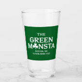Groene Monsta Boston Green Monstah Honkbal Cadeau Glas (Voorkant)