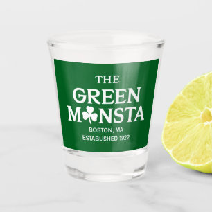Groene Monsta Boston Green Monstah Honkbal Cadeau Shot Glas