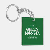 Groene Monsta Boston Green Monstah Honkbal Cadeau Sleutelhanger (Voorkant Links)