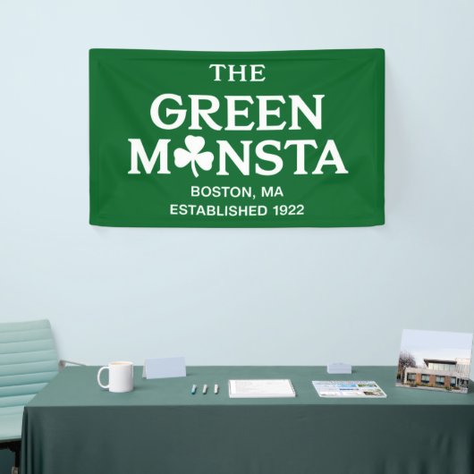 Groene Monsta Boston Green Monstah Honkbal Cadeau Spandoek (Beurs)