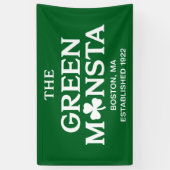 Groene Monsta Boston Green Monstah Honkbal Cadeau Spandoek (Verticaal)