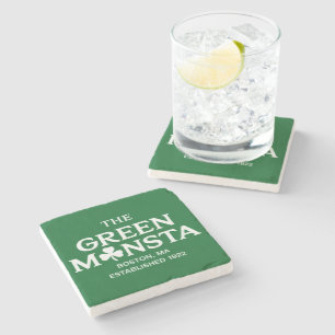Groene Monsta Boston Green Monstah Honkbal Cadeau Stenen Onderzetter