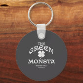 Groene Monsta Grappige Boston M New England Srts C Sleutelhanger (Voorkant)