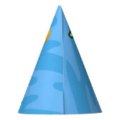 Groene Monster 1e verjaardag Feesthoedjes (Achterkant)