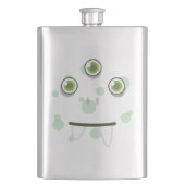 Groene monster Face Flask Flacon (Voorkant)