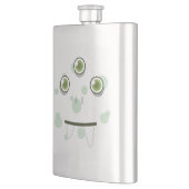Groene monster Face Flask Flacon (Links)