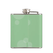 Groene monster Face Flask Heupfles (Achterkant)